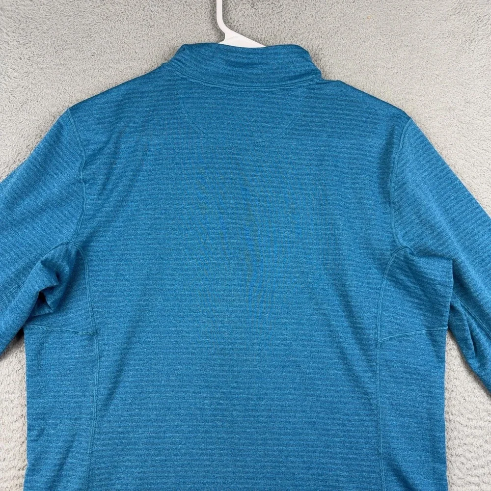 Patagonia Capilene Mens XL Blue Quarter Zip Pullover Long Sleeve STY43662